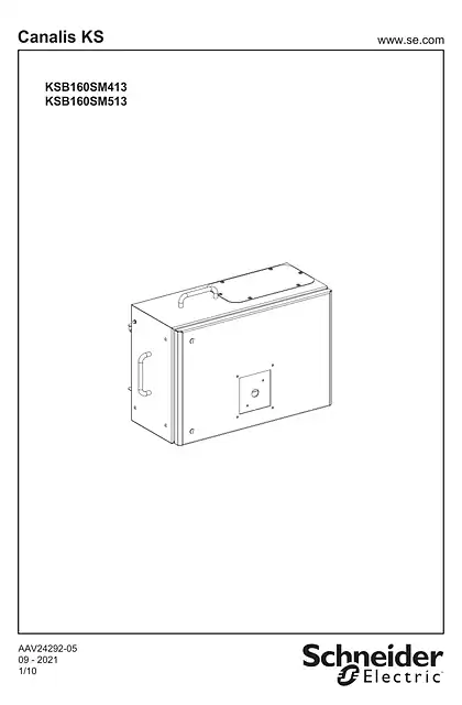 schneider施耐德KSB160SM.13 - TAP-OFF UNIT NG 160A - 说明页
